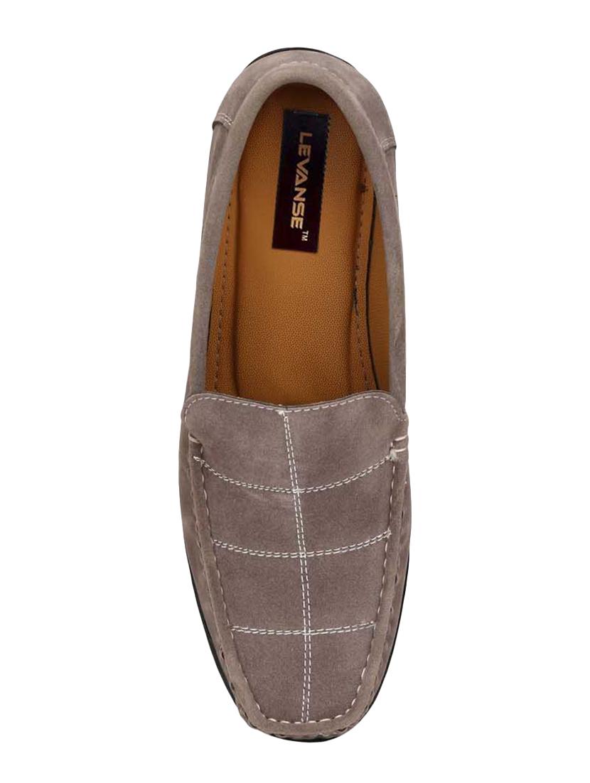 brown suede slip on loafers - 16707963 - Zoom Image - 4