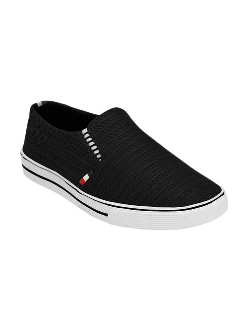 black mesh slipons - 16707965 - Standard Image - 1