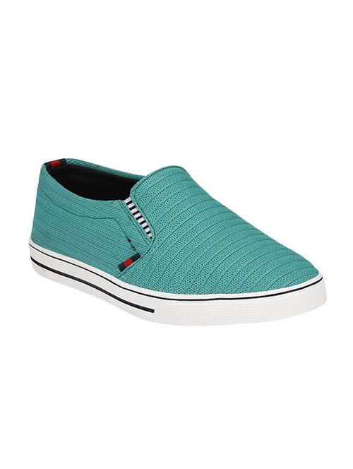 green fabric slipons - 16707968 - Standard Image - 1