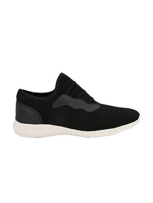 black fabric slipon sport shoes - 16708007 - Standard Image - 2
