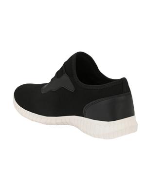 black fabric slipon sport shoes - 16708007 - Standard Image - 3
