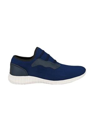 blue fabric lace up sport shoes - 16708008 - Standard Image - 2