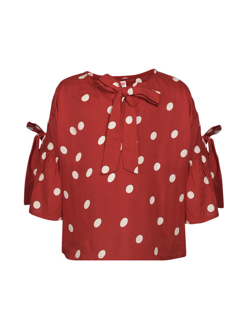 red cotton regular top - 16708114 - Zoom Image - 1