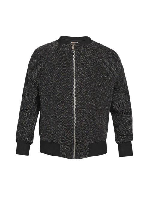 black cotton regular jackets - 16708134 - Standard Image - 1