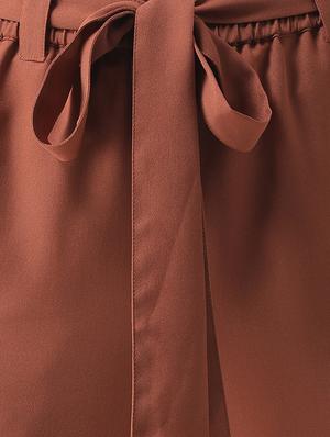 tie up waist lace detail palazzo - 16708278 - Standard Image - 5