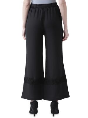 tie up waist lace detail palazzo - 16708281 - Standard Image - 3