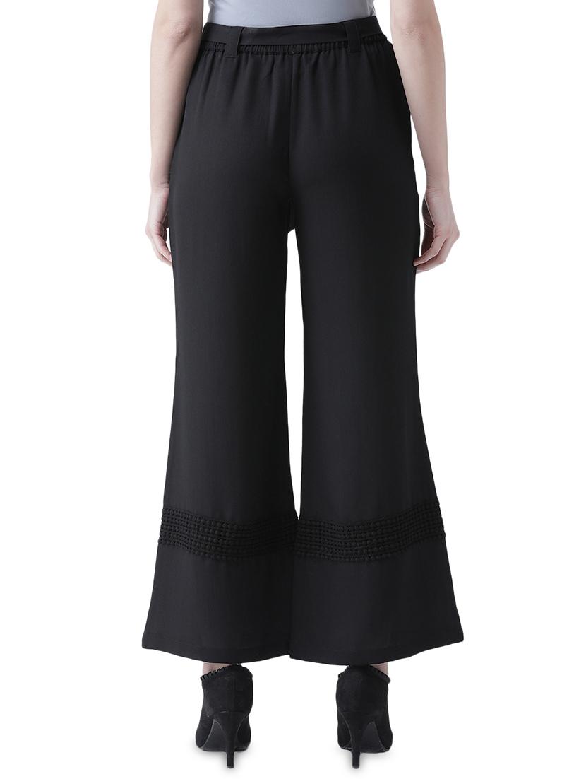 tie up waist lace detail palazzo - 16708281 - Zoom Image - 3
