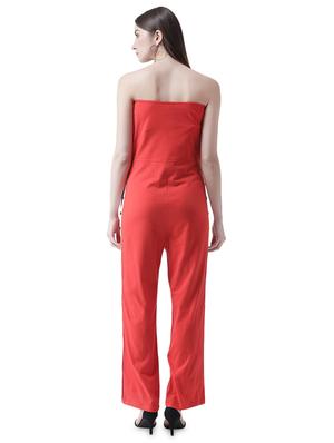 side taped tube jumpsuit - 16708307 - Standard Image - 3