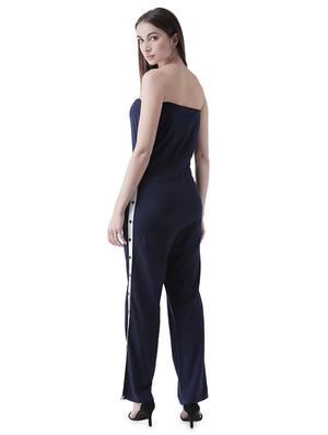 side taped tube jumpsuit - 16708310 - Standard Image - 3