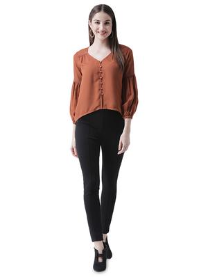 lace detail bishop sleeved top - 16708313 - Standard Image - 4