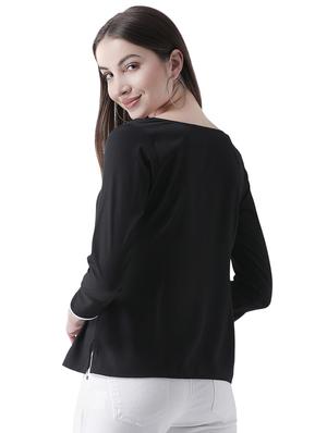 notch neck pleat detail top - 16708326 - Standard Image - 3