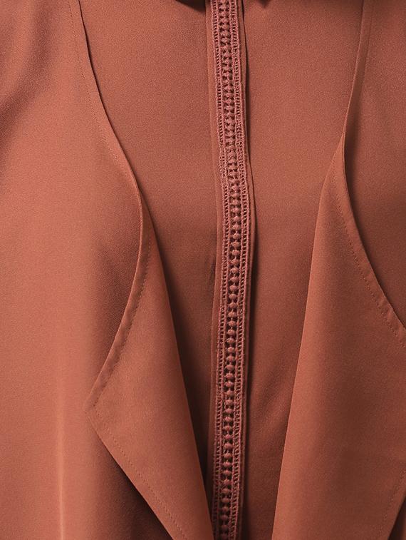 lace detail long sleeved layered top - 16708333 - Zoom Image - 5