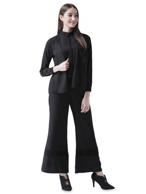 lace detail long sleeved layered top - 16708336 - Standard Image - 4