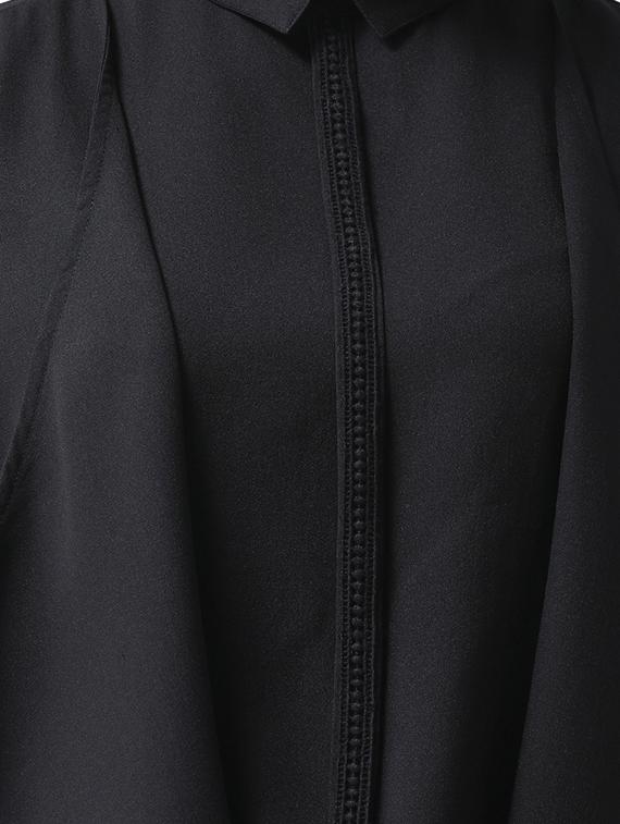 lace detail long sleeved layered top - 16708336 - Zoom Image - 5
