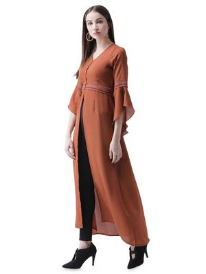 lace detail bell sleeved tunic - 16708349 - Standard Image - 2
