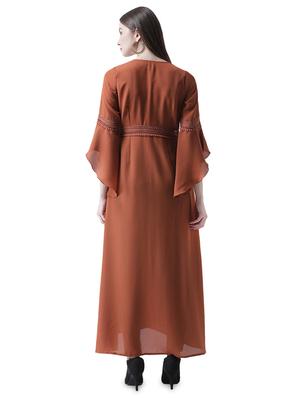 lace detail bell sleeved tunic - 16708349 - Standard Image - 3