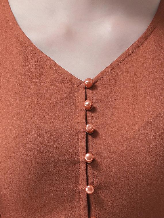 lace detail bell sleeved tunic - 16708349 - Zoom Image - 4