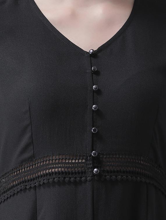 lace detail bell sleeved tunic - 16708352 - Zoom Image - 4