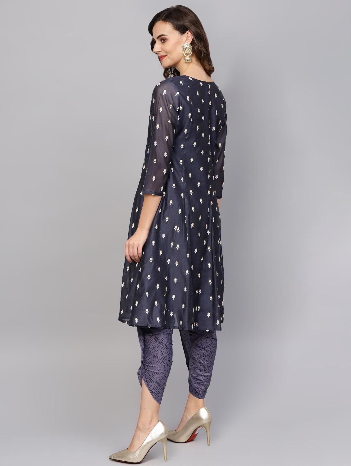 embroidered kurta salwar set - 16708362 - Zoom Image - 3