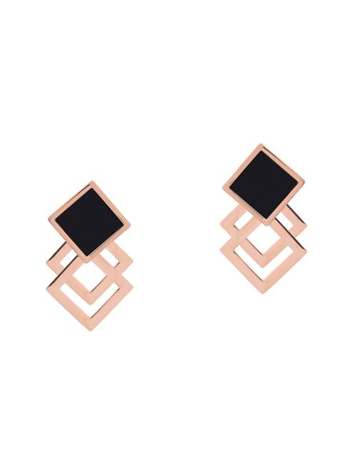 black metal drop earring - 16708520 - Standard Image - 1