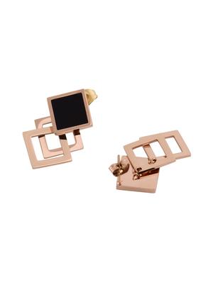 black metal drop earring - 16708520 - Standard Image - 2