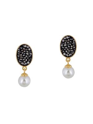 black metal drop earring - 16708537 - Standard Image - 2