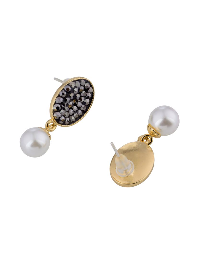 black metal drop earring - 16708537 - Zoom Image - 3