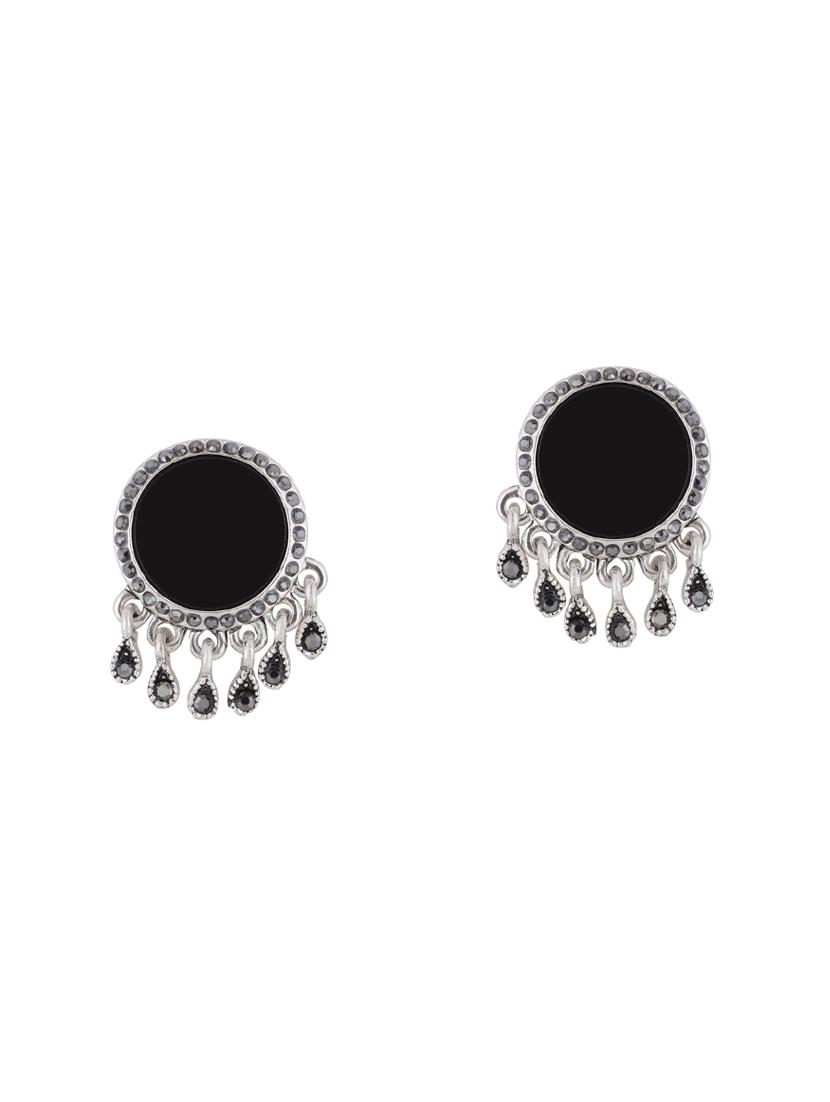 black metal drop earring - 16708546 - Zoom Image - 1