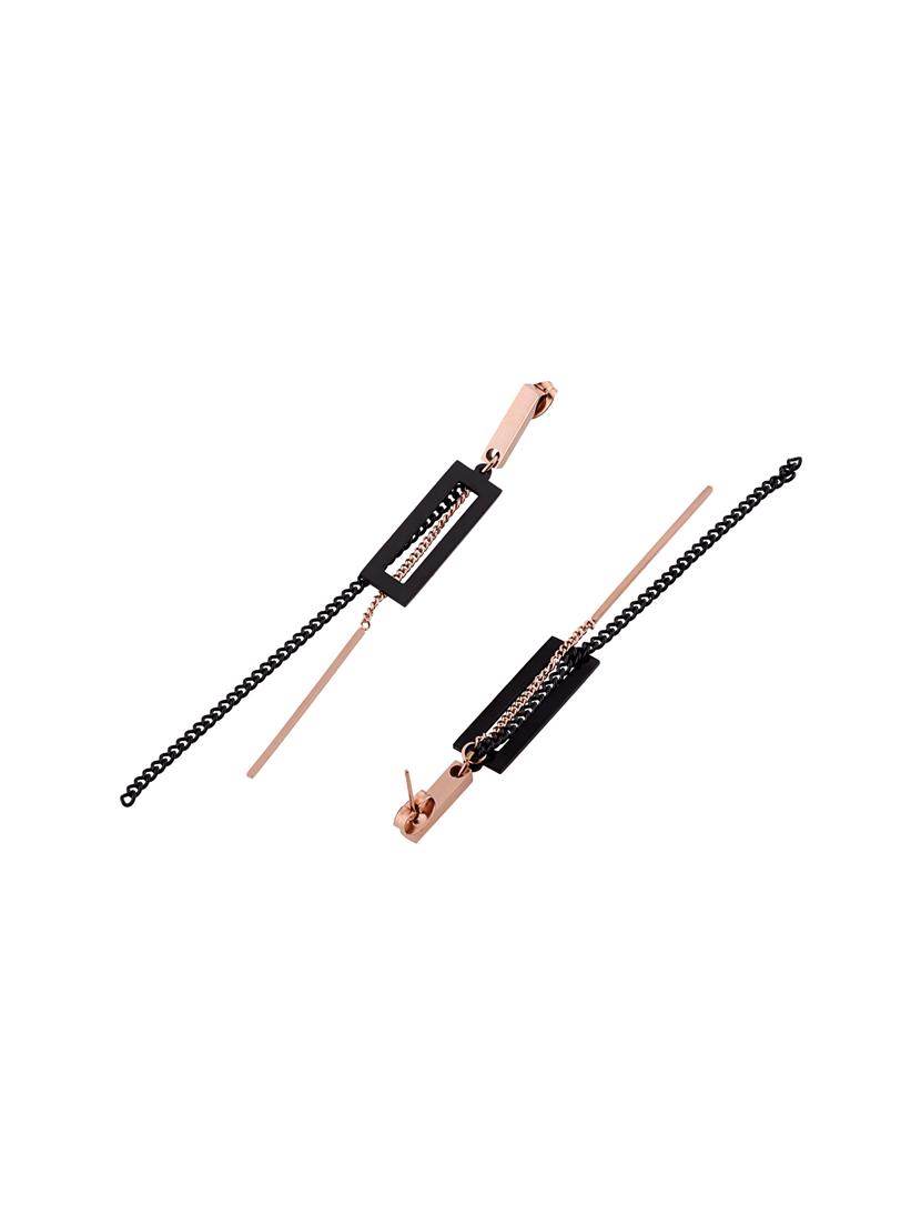 black metal drop earring - 16708549 - Zoom Image - 2