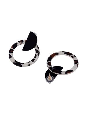 black metal drop earring - 16708560 - Standard Image - 2
