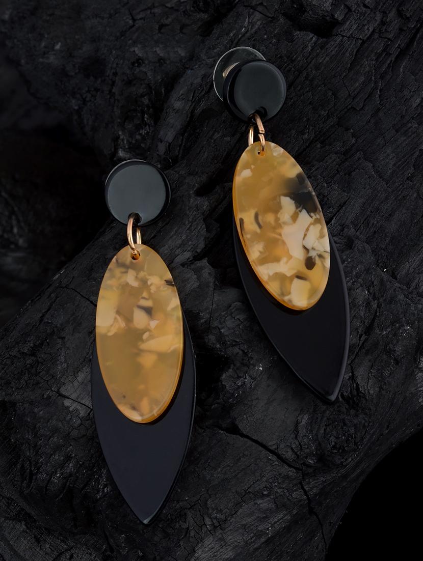black metal drop earring - 16708561 - Zoom Image - 1