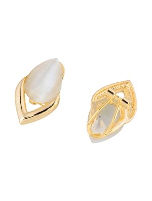 white metal drop earring - 16708565 - Standard Image - 3