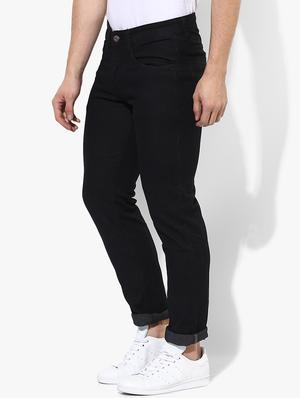 black plain denim jeans - 16708656 - Standard Image - 2