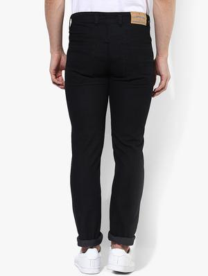 black plain denim jeans - 16708656 - Standard Image - 3