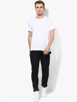black plain denim jeans - 16708656 - Standard Image - 4