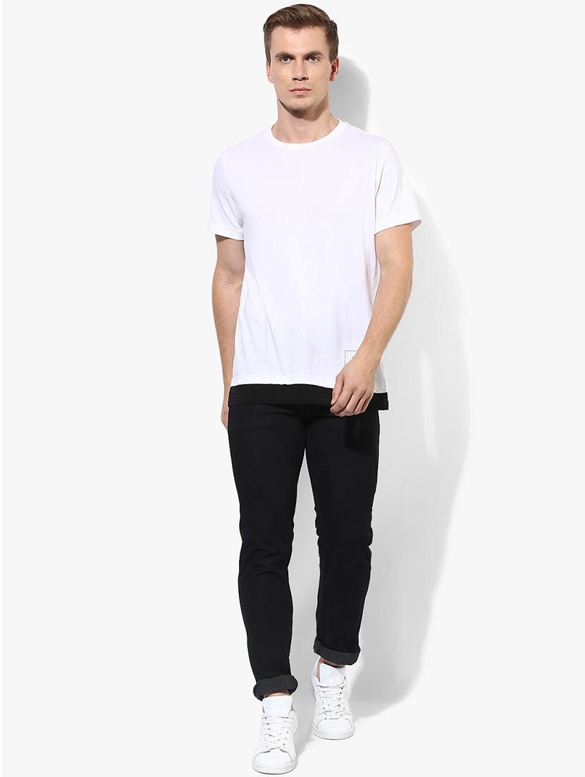 black plain denim jeans - 16708656 - Zoom Image - 4