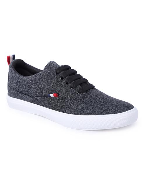 black fabric lace up sneakers - 16708669 - Standard Image - 1