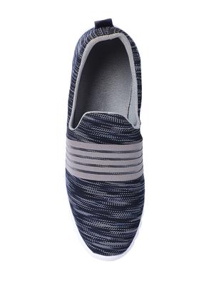 blue fabric slip on sport shoes - 16708677 - Standard Image - 4