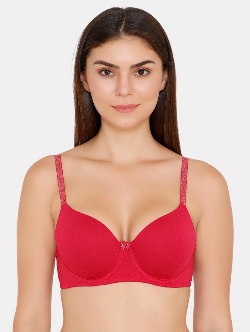 bow patch t-shirt bra - 16708696 - Zoom Image - 1