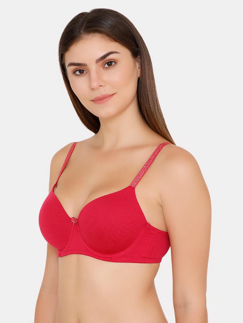bow patch t-shirt bra - 16708696 - Zoom Image - 2