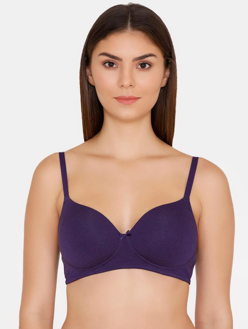 bow patch t-shirt bra - 16708701 - Zoom Image - 1
