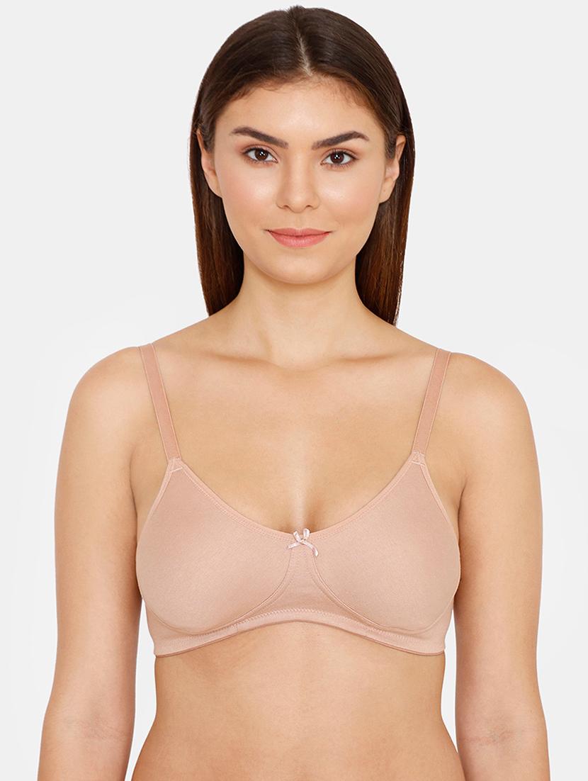 bow patch solid regular bra - 16708724 - Zoom Image - 1