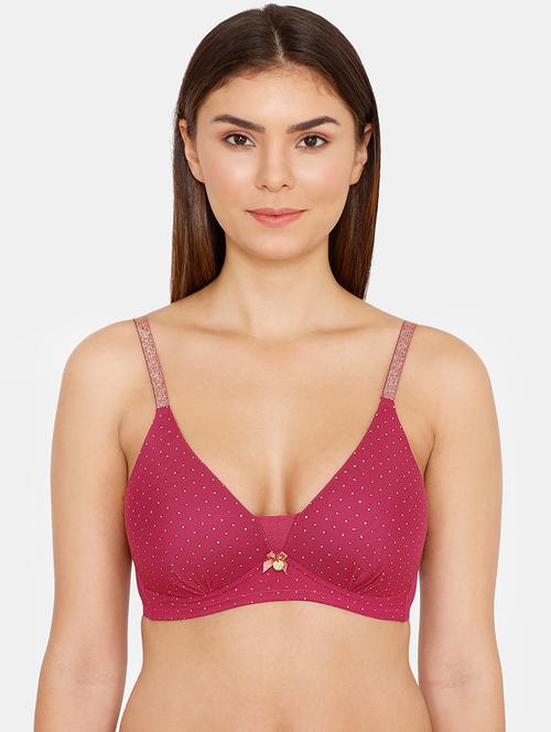 bow patch polka dot bra - 16708726 - Standard Image - 1