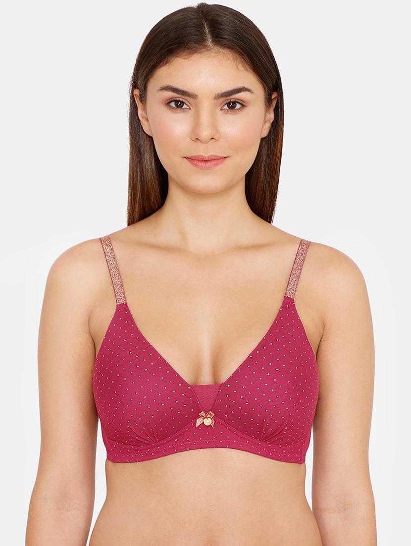 bow patch polka dot bra - 16708726 - Zoom Image - 1