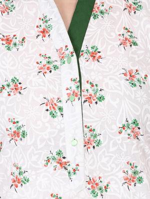 floral straight kurta - 16708765 - Standard Image - 4