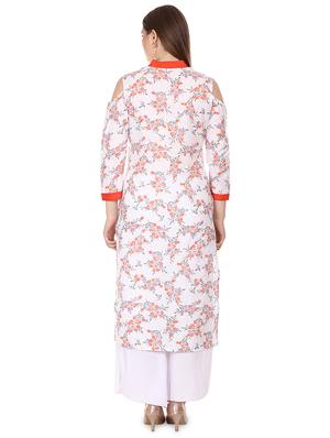 floral straight kurta - 16708769 - Standard Image - 3