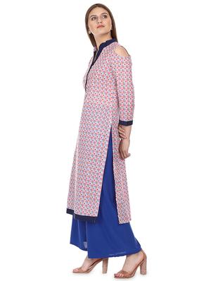 printed straight kurta - 16708775 - Standard Image - 2