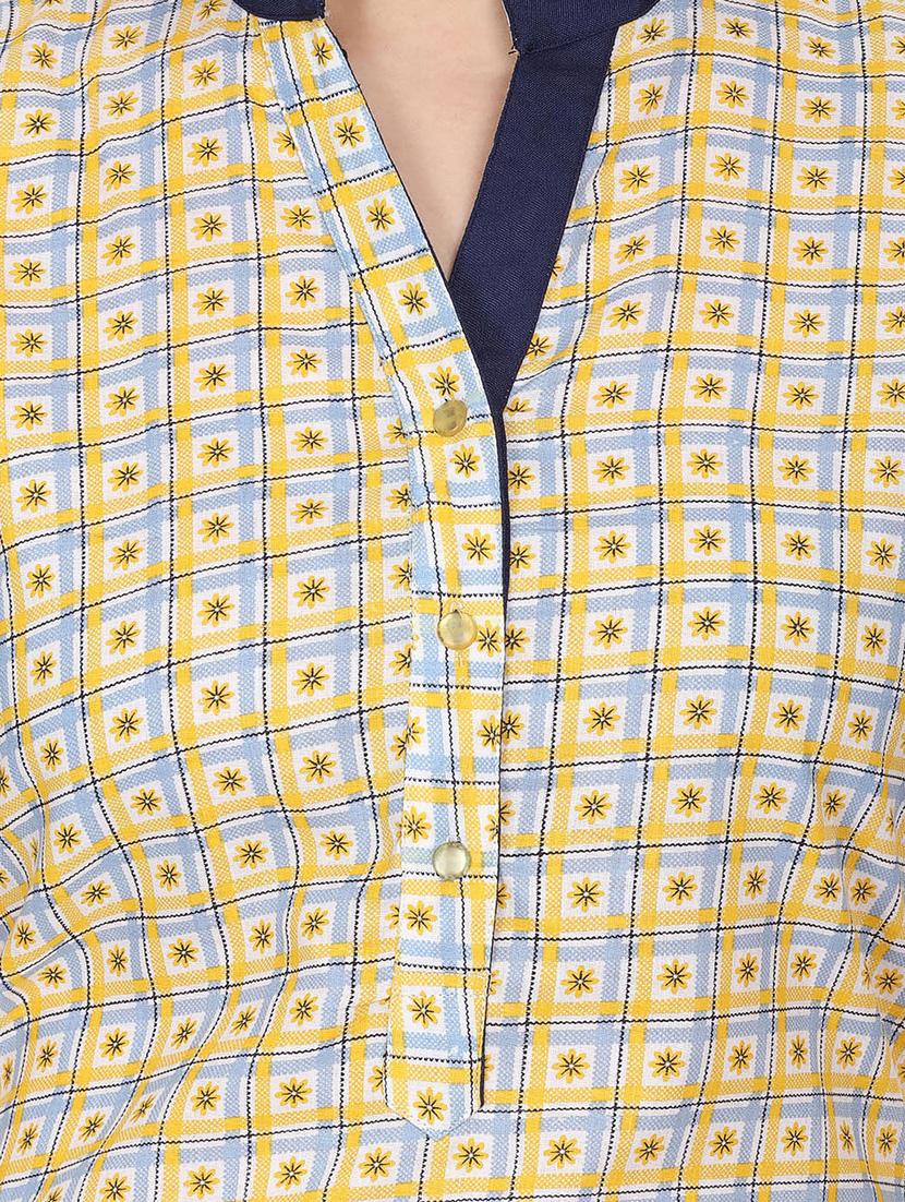 floral straight kurta - 16708776 - Zoom Image - 4