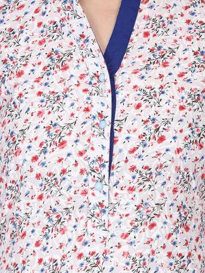 floral straight kurta - 16708777 - Standard Image - 4