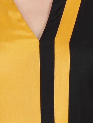 contrast straight kurta - 16708784 - Standard Image - 4